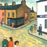 LOWNDES, Alan - Street Scene Cardiff Docks (1974)